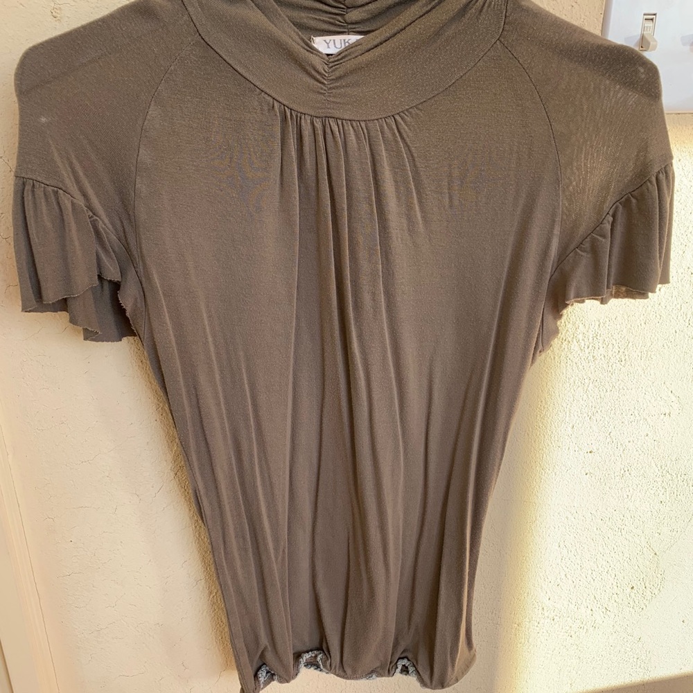 boutique top - flattering fit.